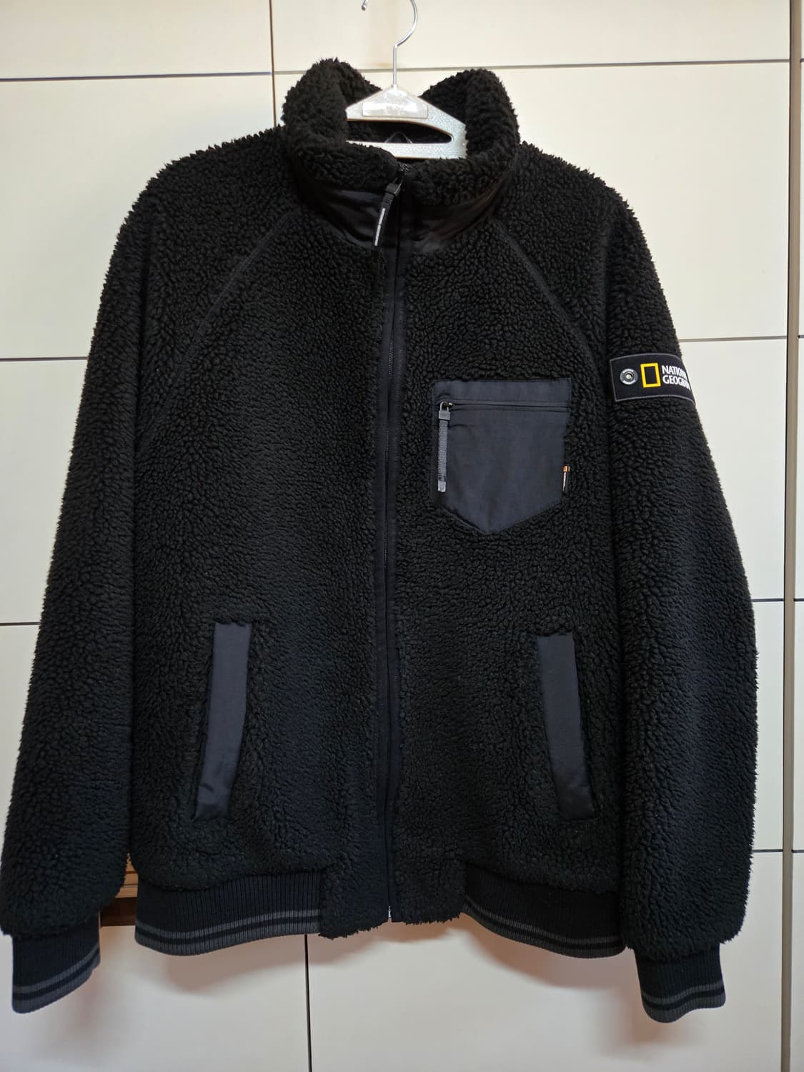 내셔널지오그래픽 남성 플리스 양털 기모 자켓 상품이미지2
