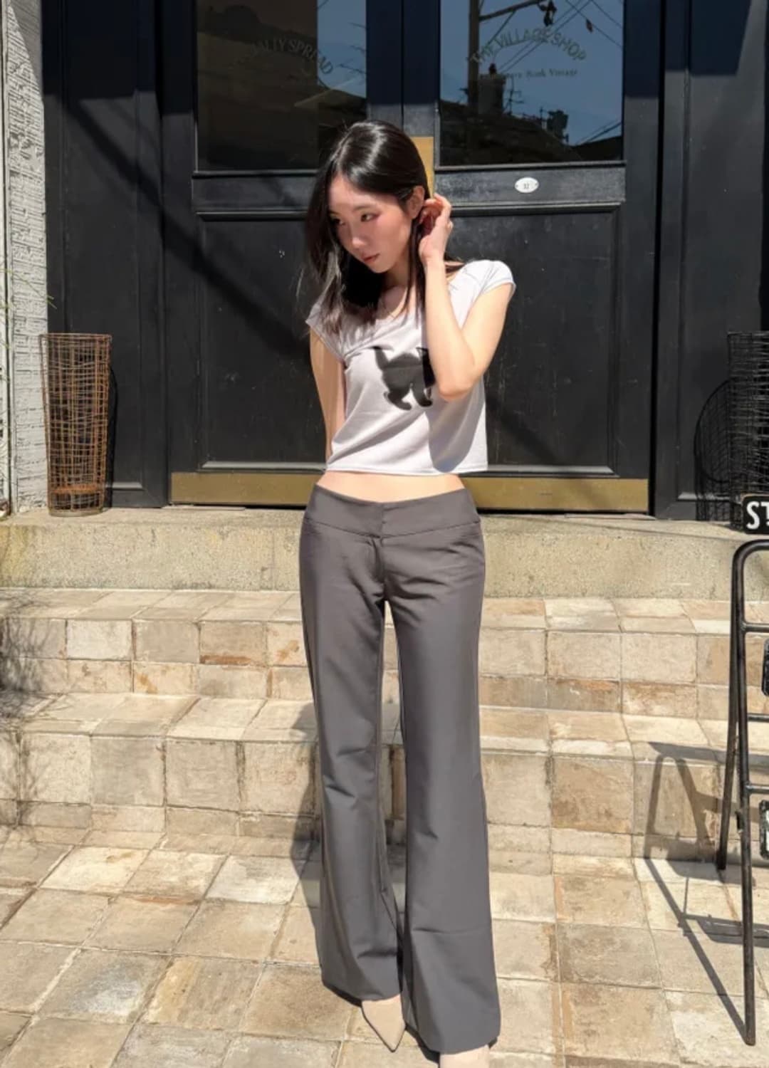 실루엣 26SS 아기고양이 숏 반팔 상품이미지5