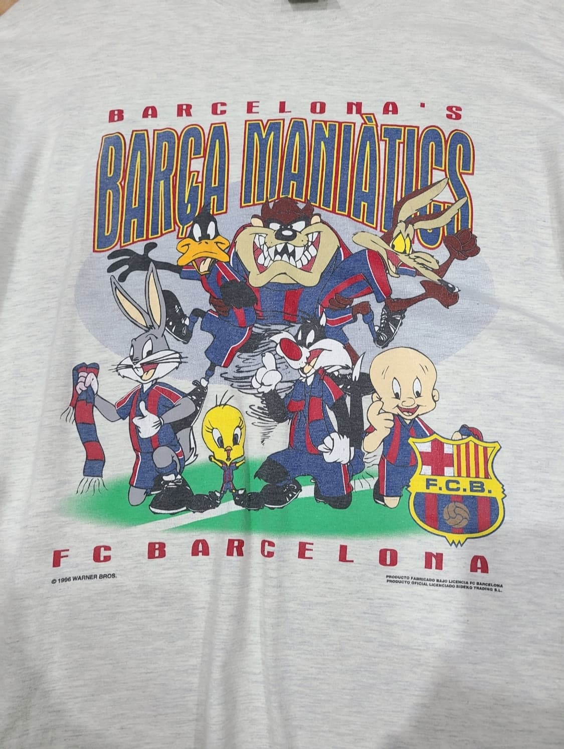 1996 루니툰즈 x FC 바르셀로나 빈티지티셔츠 상품이미지2