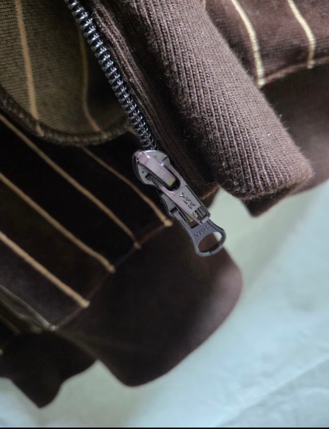 90s올드 스투시 재팬 벨루어 후드 집업 자켓M 상품이미지8