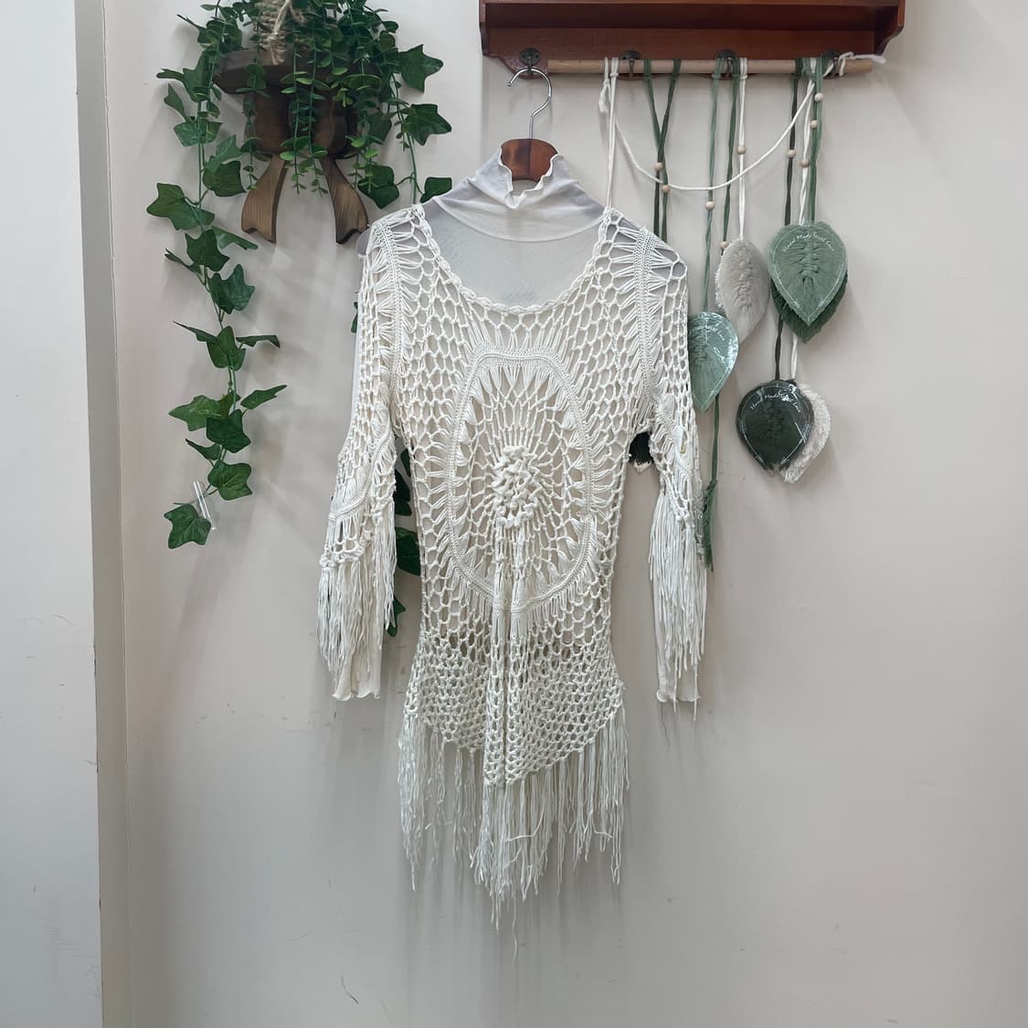 보헤미안 크로쉐 커버업 상품이미지1