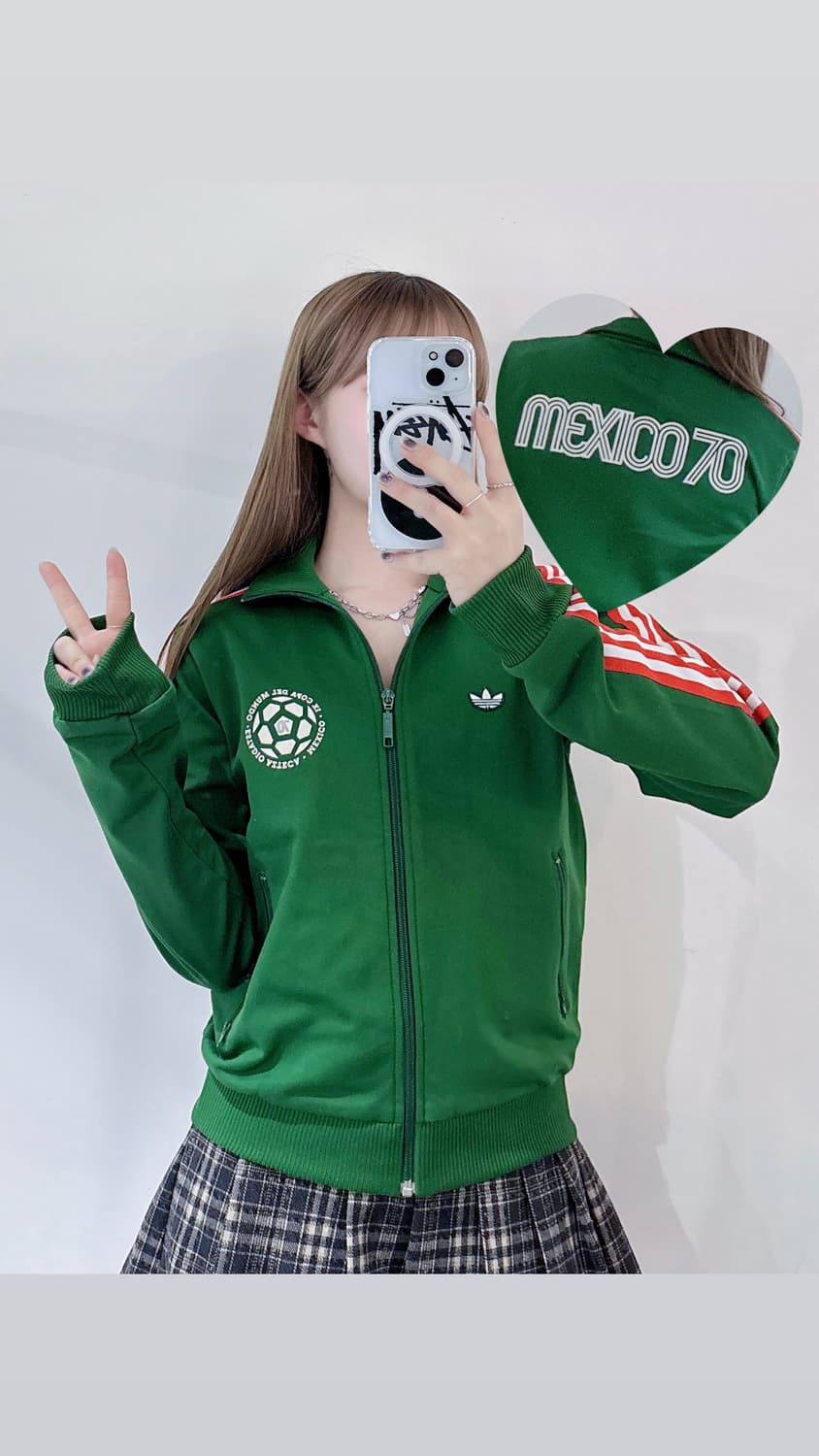아디다스 멕시코 그린 트랙탑 상품이미지1