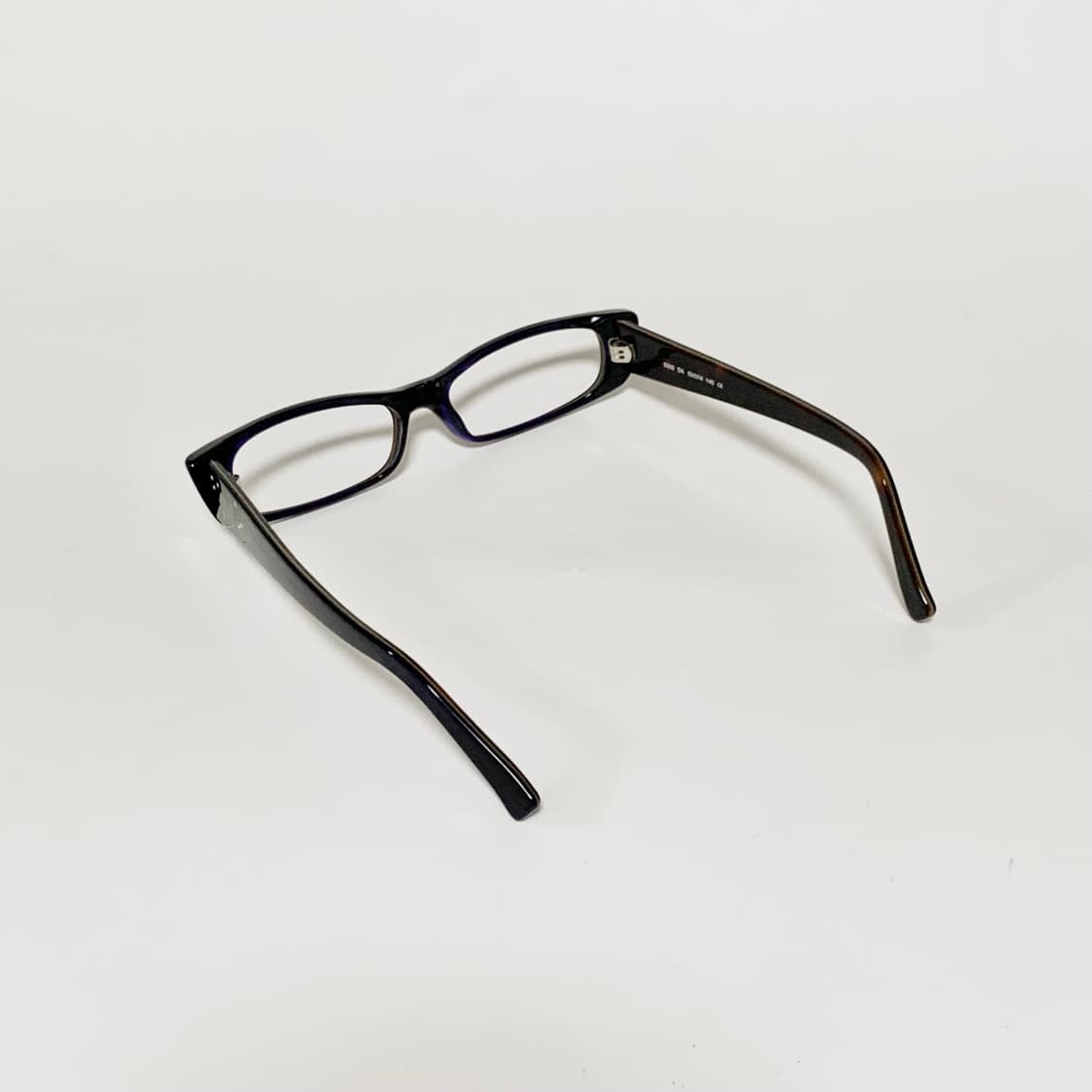 988 데드스탁 빈티지안경 Y2K 캣아이 슬림사각 호피무늬 안경테 픽키 상품이미지7