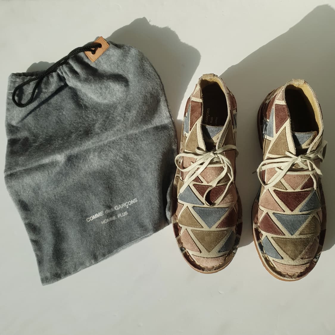 Comme Des Garcons patchwork boots 상품이미지1