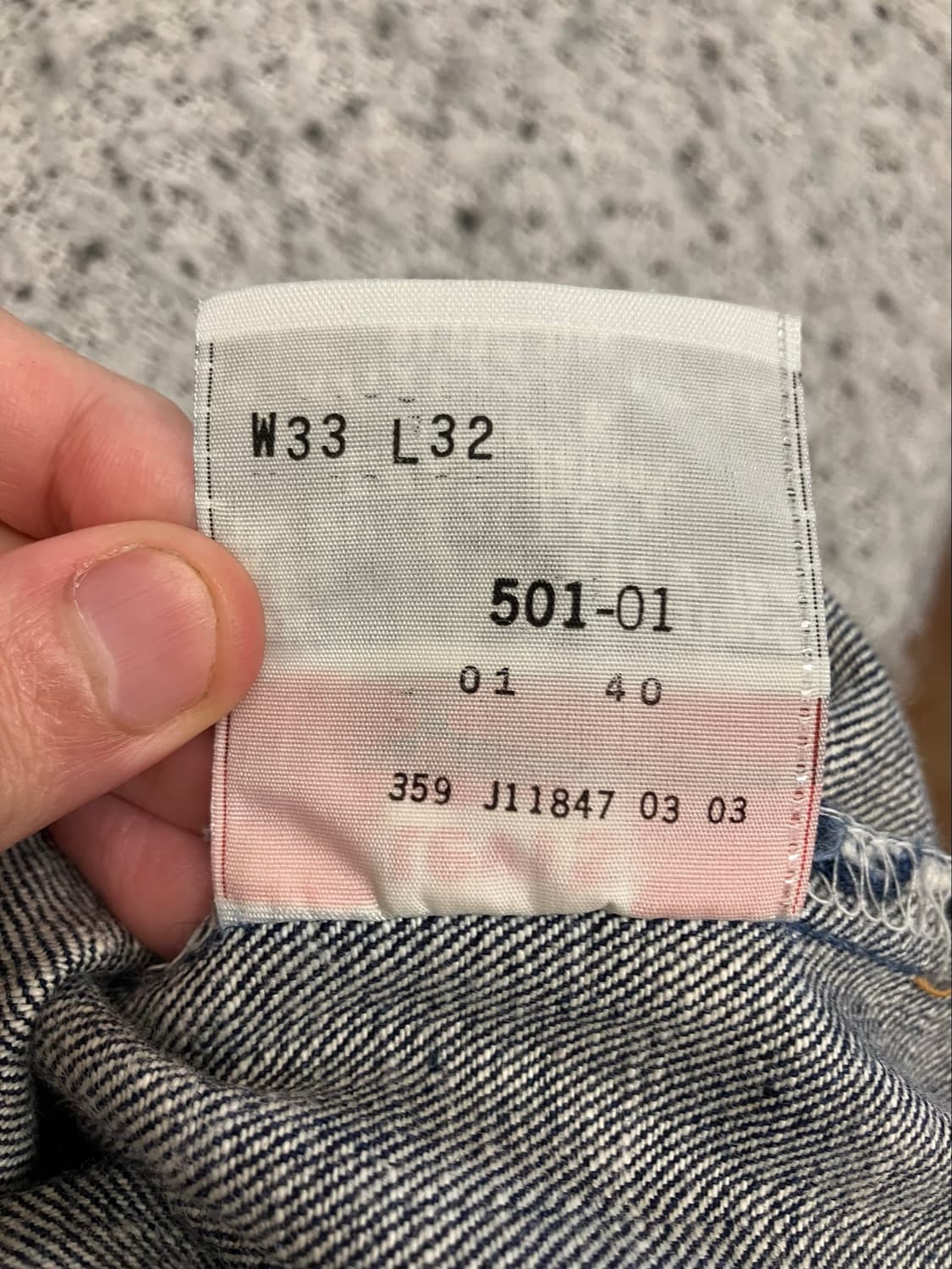 N143 리바이스 501 데님팬츠 상품이미지5