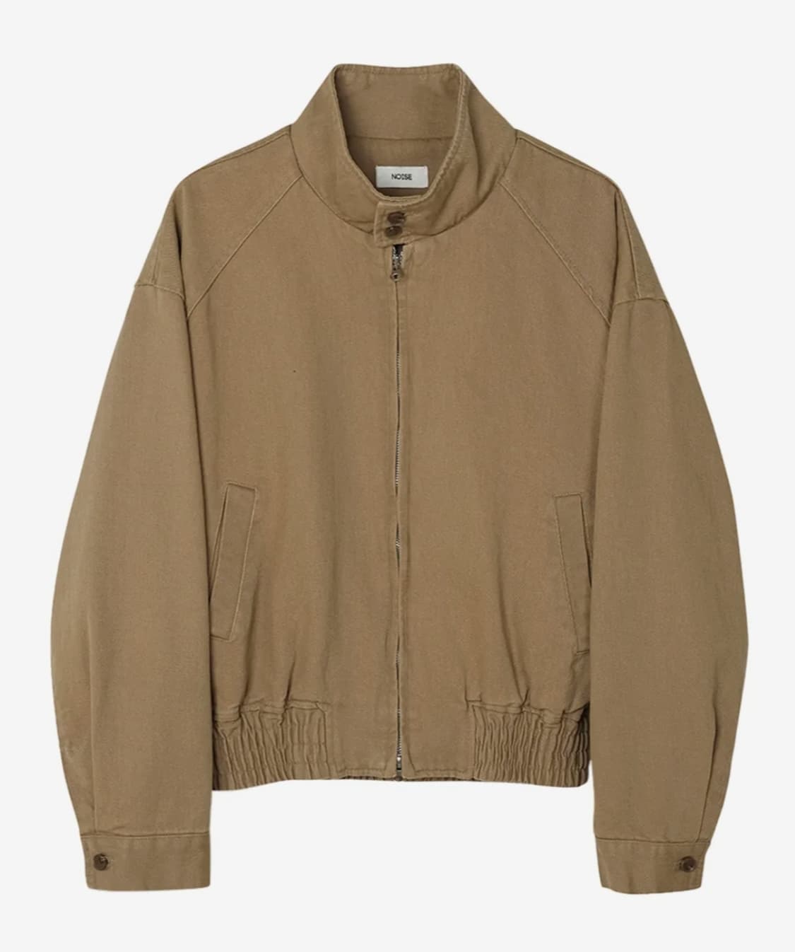 노이즈 워시드 헤링턴 점퍼 베이지 상품이미지3