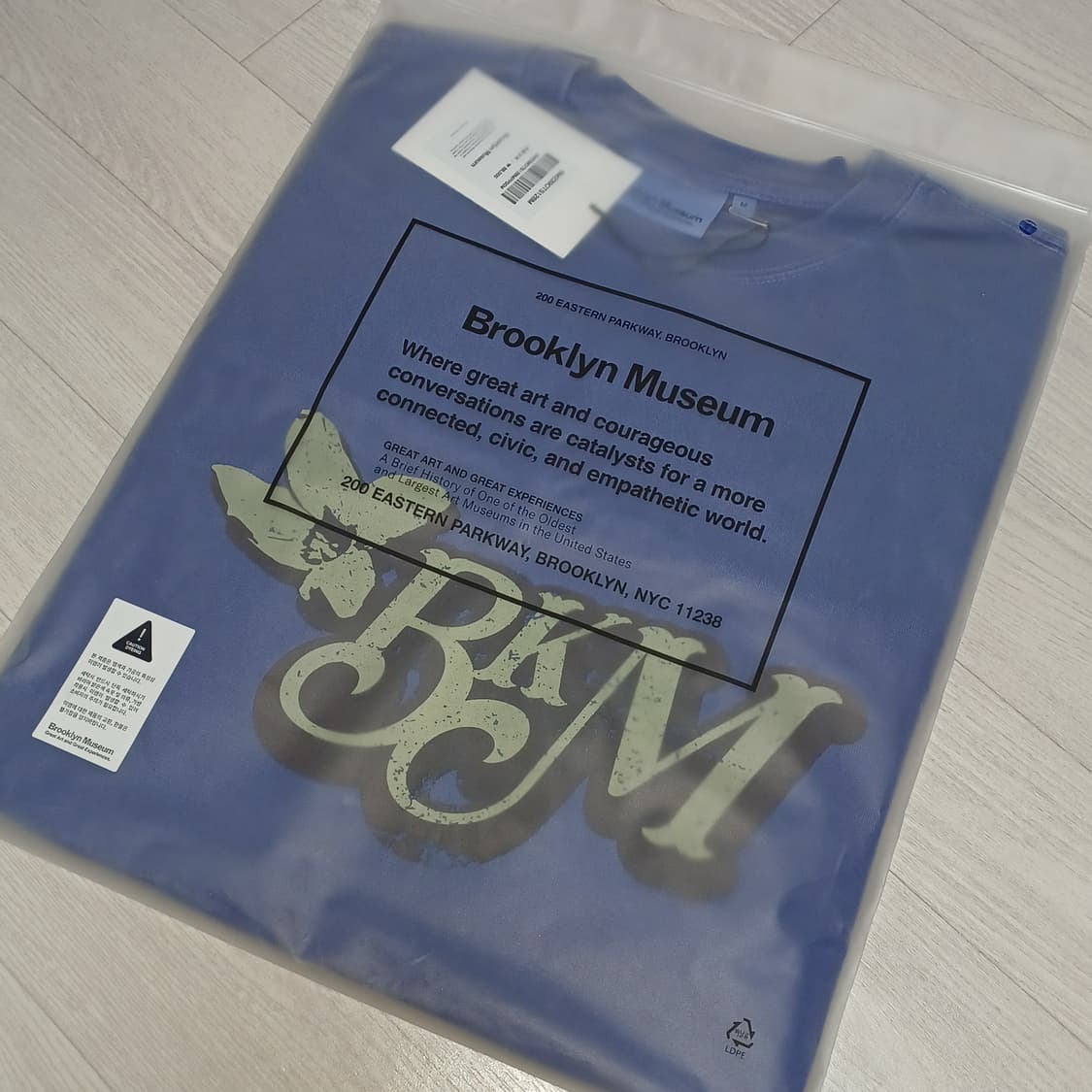 브루클린뮤지엄 긴팔 티셔츠 플라워 로고 롱 슬리브 상품이미지1