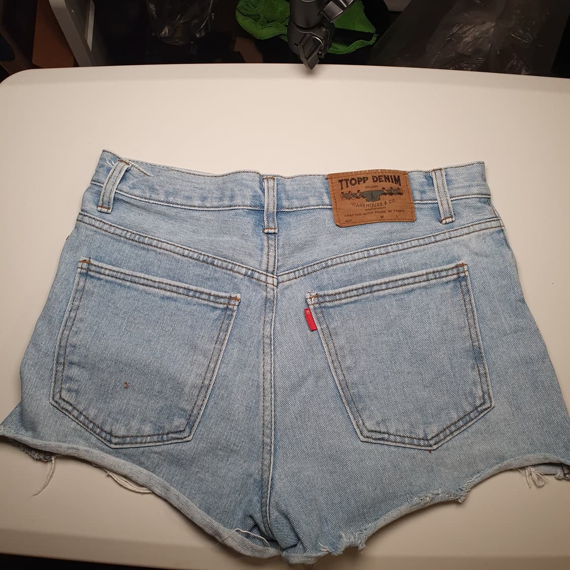 TTOPP DENIM 연청 핫팬츠 L[26]사이즈 2508626 상품이미지5