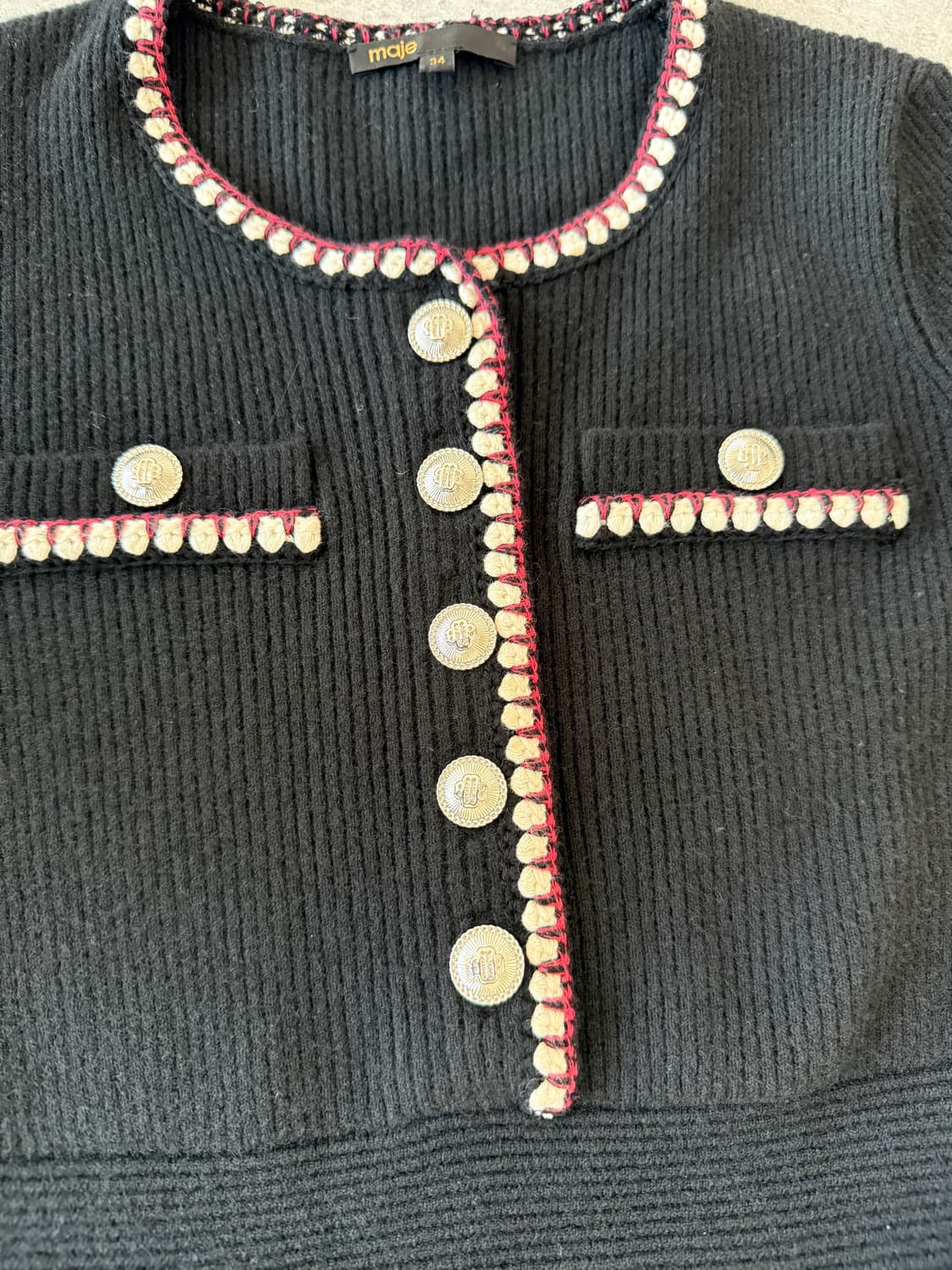 마쥬 니트 원피스 블랙 상품이미지6