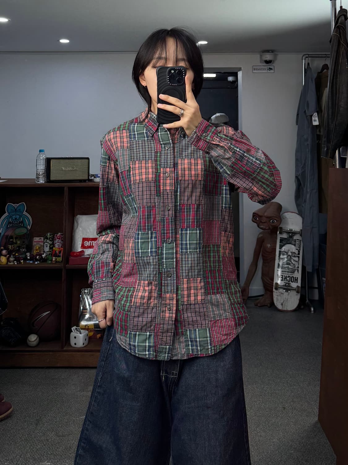 폴로 랄프로렌 마드라스 패치워크 셔츠 상품이미지5