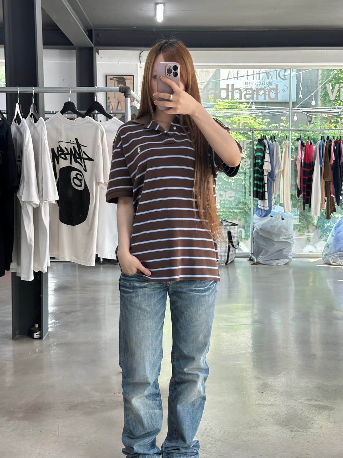폴로랄프로렌 포니 스트라이프 Pk 반팔티 상품이미지3
