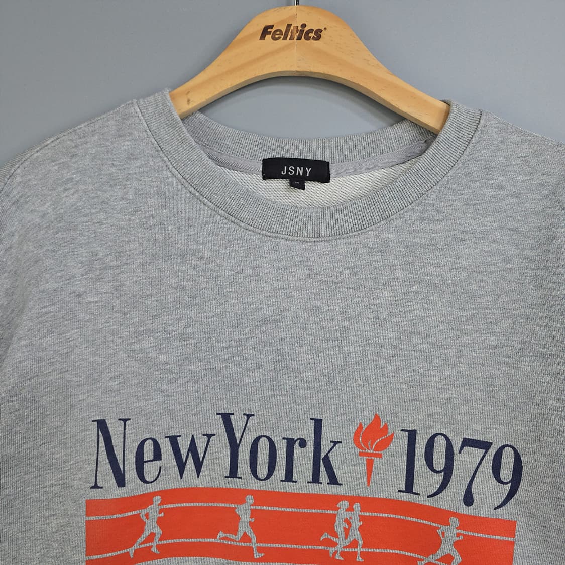 제이에스엔와이(JSNY) 뉴욕 프린트 맨투맨 M 상품이미지3