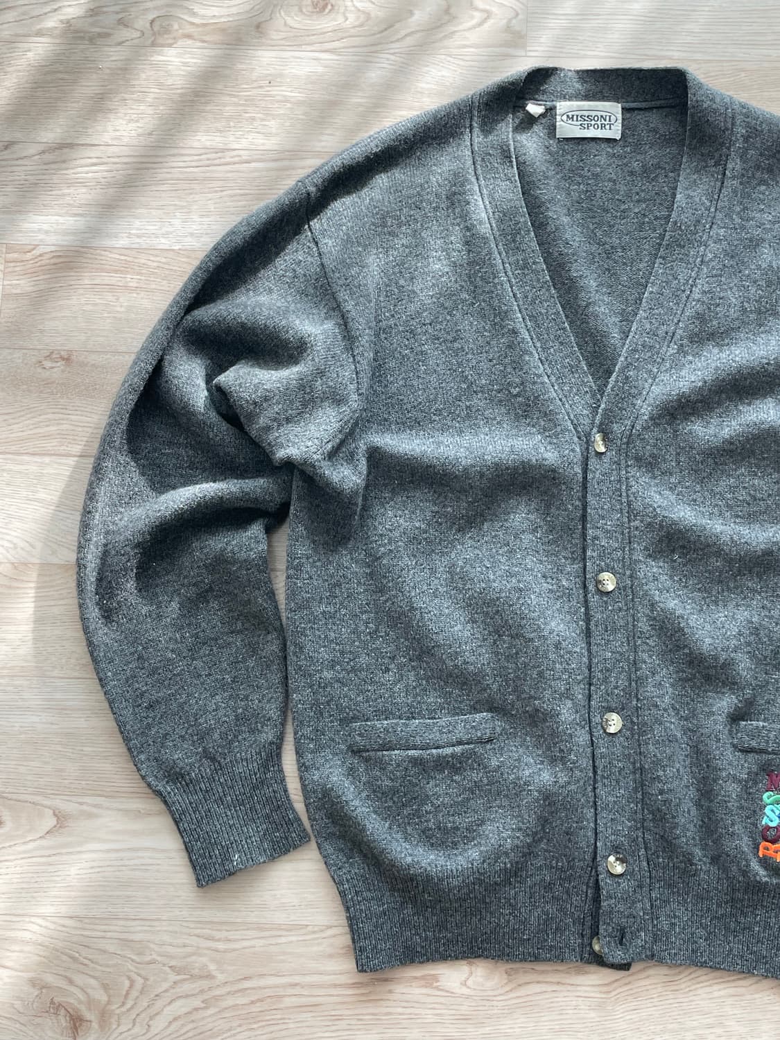 90s 미소니 스포츠 가디건 상품이미지5