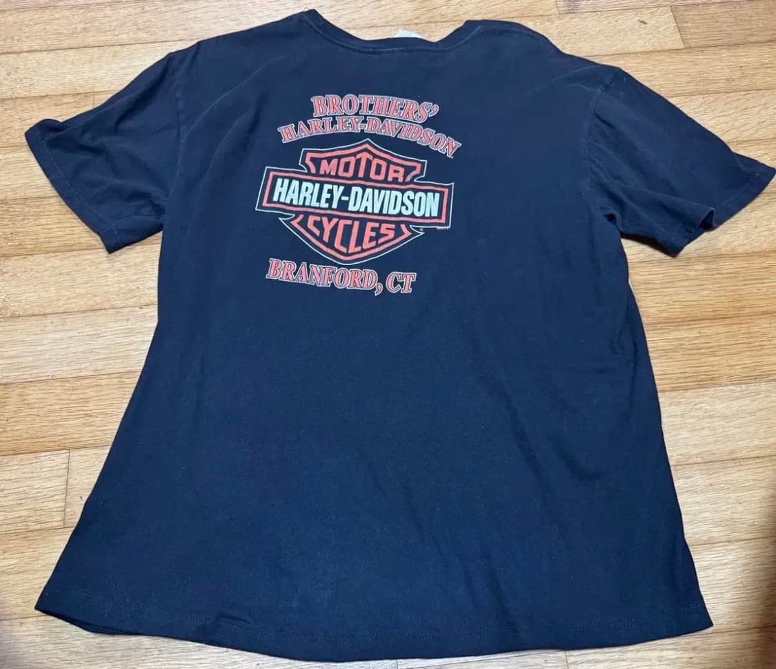 [XL]할리데이비슨 스컬 티셔츠 팝니다 상품이미지3