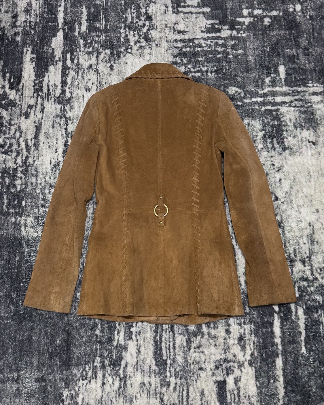 {EGOIST} Pig Suede Leather Double Jacket 상품이미지2