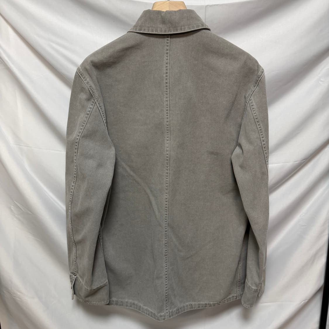 [S+급/46] 24SS 디올 x 스톤아일랜드 코튼 캔버스 자켓 그레이 상품이미지4