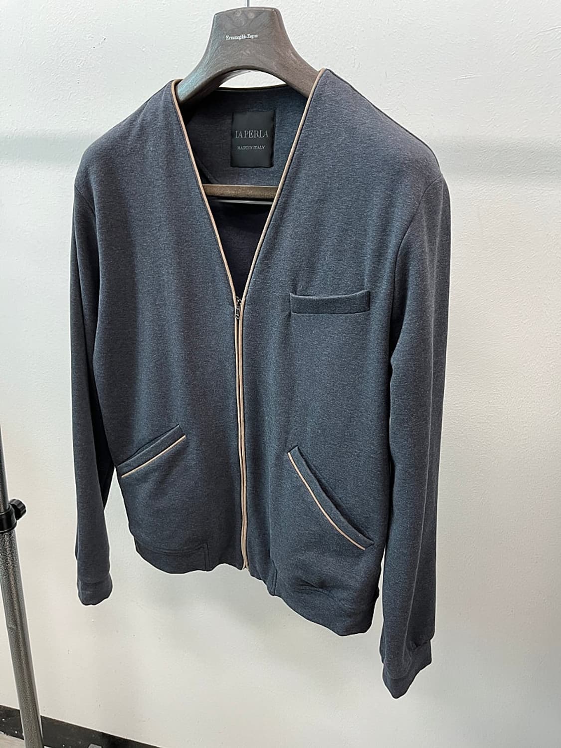 100) 라펠라 이태리 집업가디건  상품이미지1