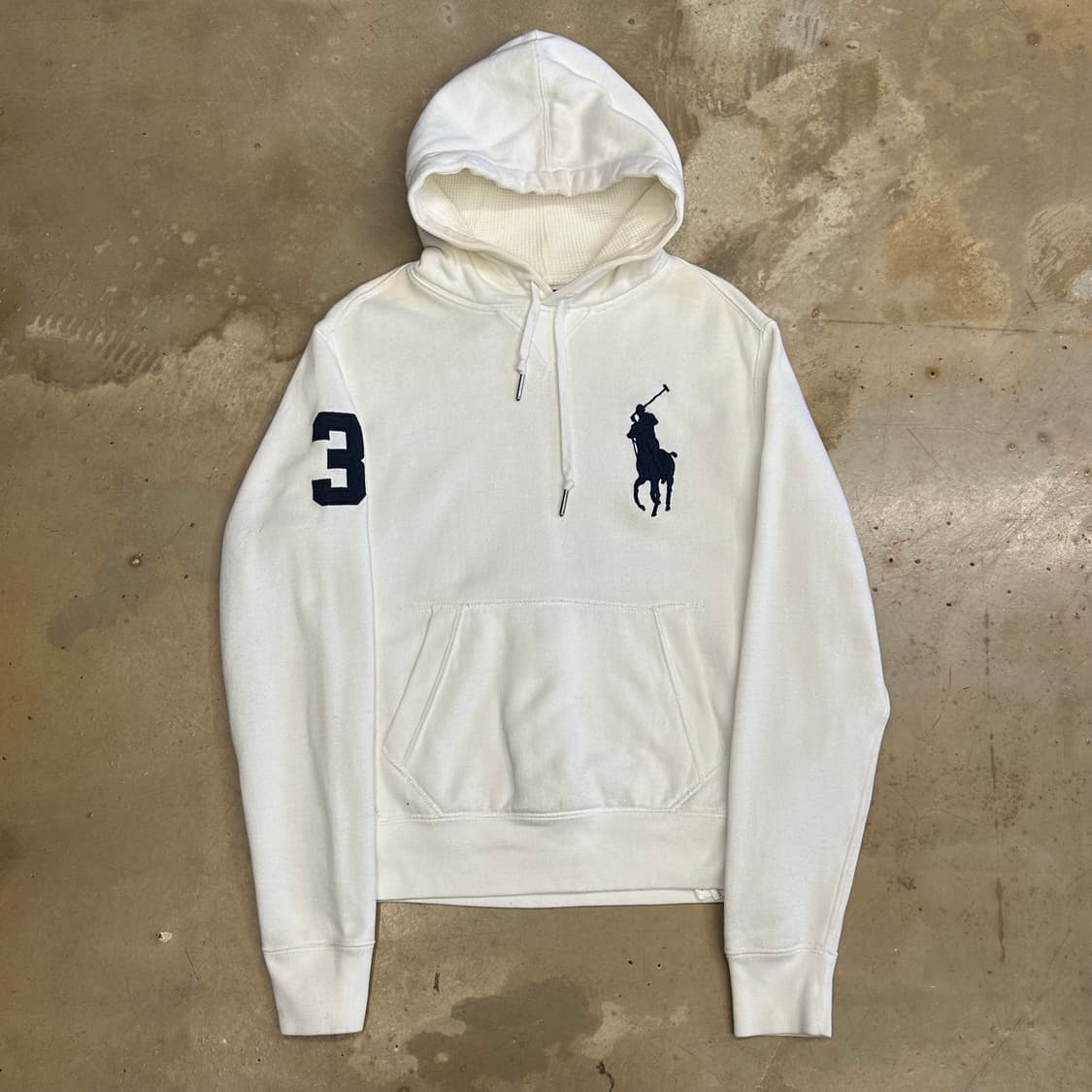 S 폴로랄프로렌 빅포니 화이트 후드티 상품이미지2