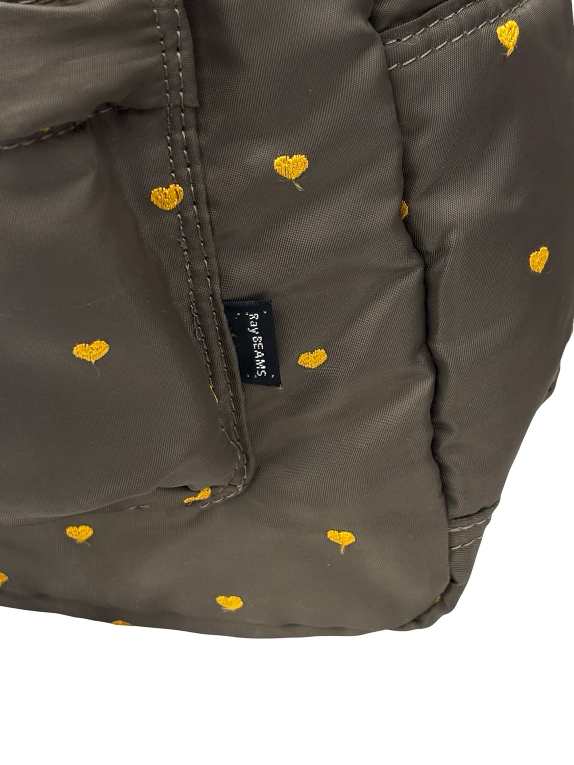 레이 빔즈 하트 자수 백팩 럭색 상품이미지3