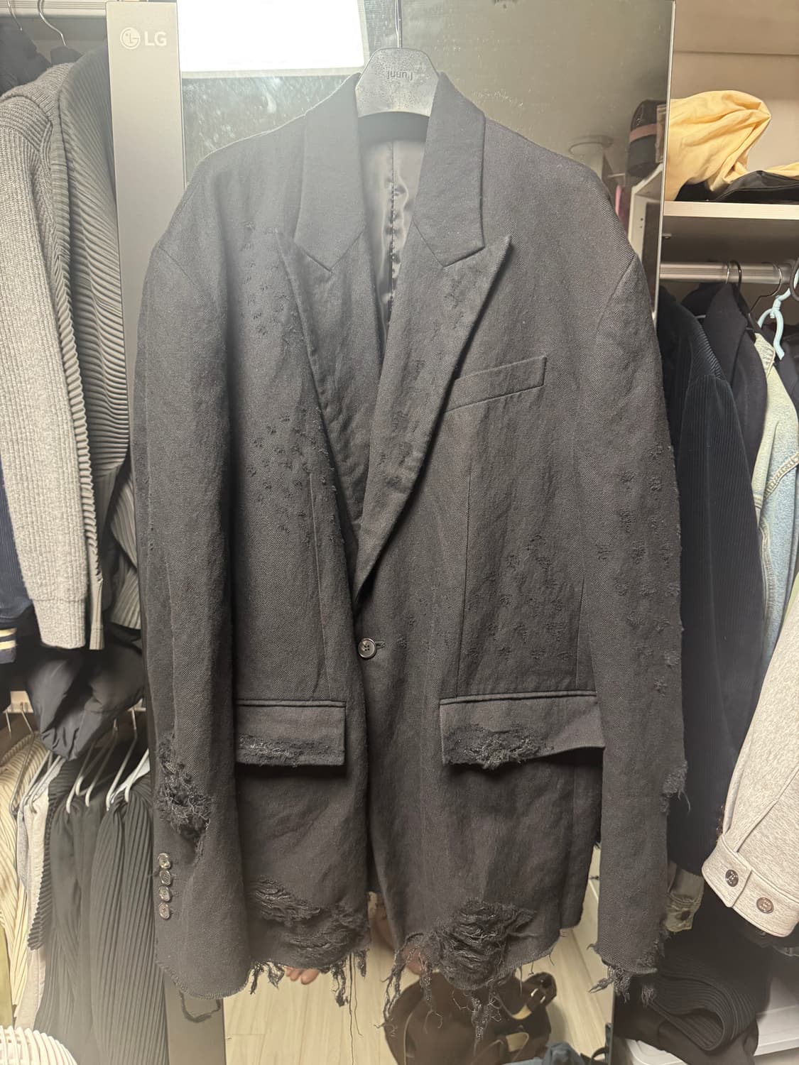 준지 23fw 컬렉션 디스 블레이저 46사이즈 상품이미지2