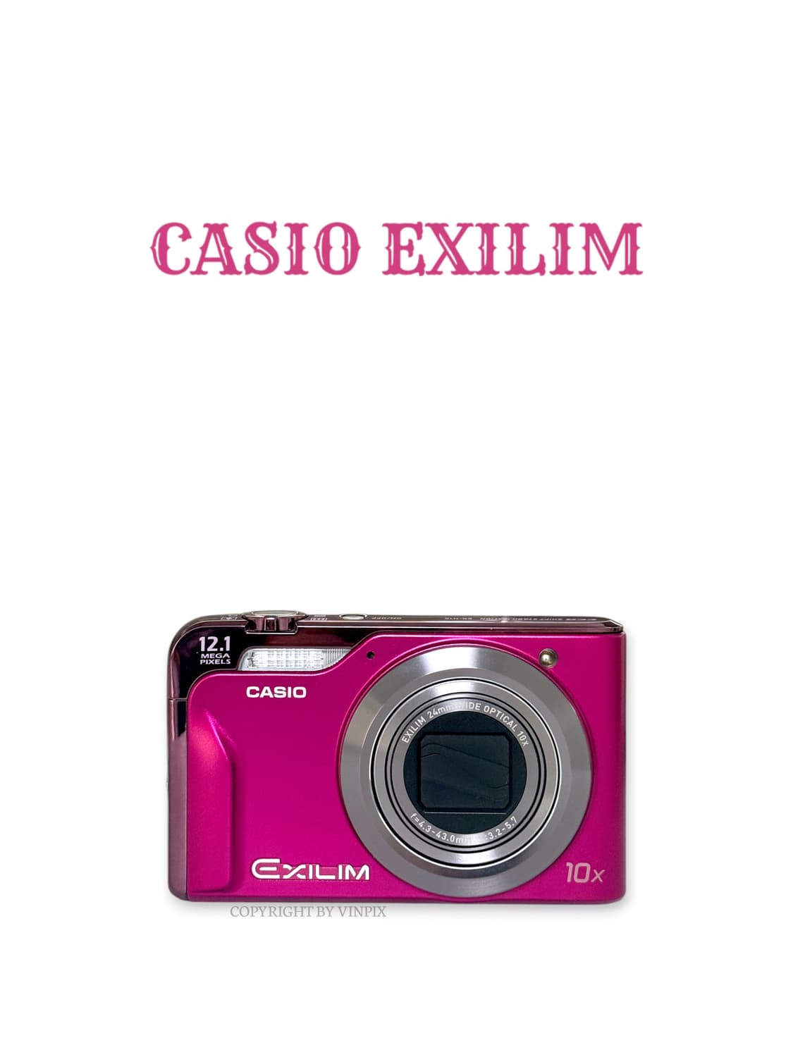 카시오 엑슬림 H10 (casio h10) 빈티지 디지털 카메라 디카 상품이미지1