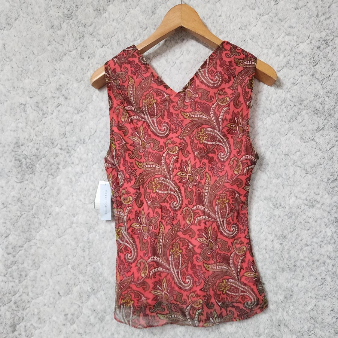 214A [L] 새제품 Territories  민소매 블라우스 상품이미지4