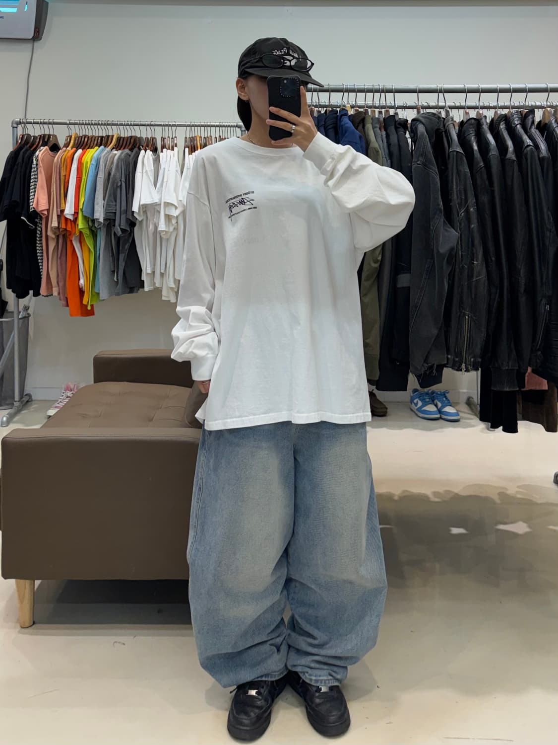 새상품 스투시 스무스 인터내셔널 롱슬리브 상품이미지9