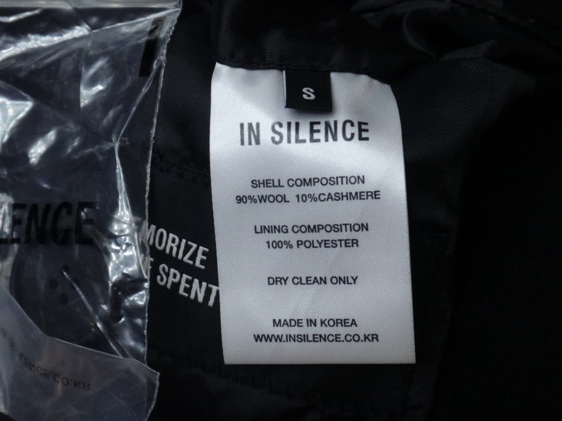 (S사이즈) 인사일런스 울 캐시미어 혼방 싱글 코트 상품이미지9