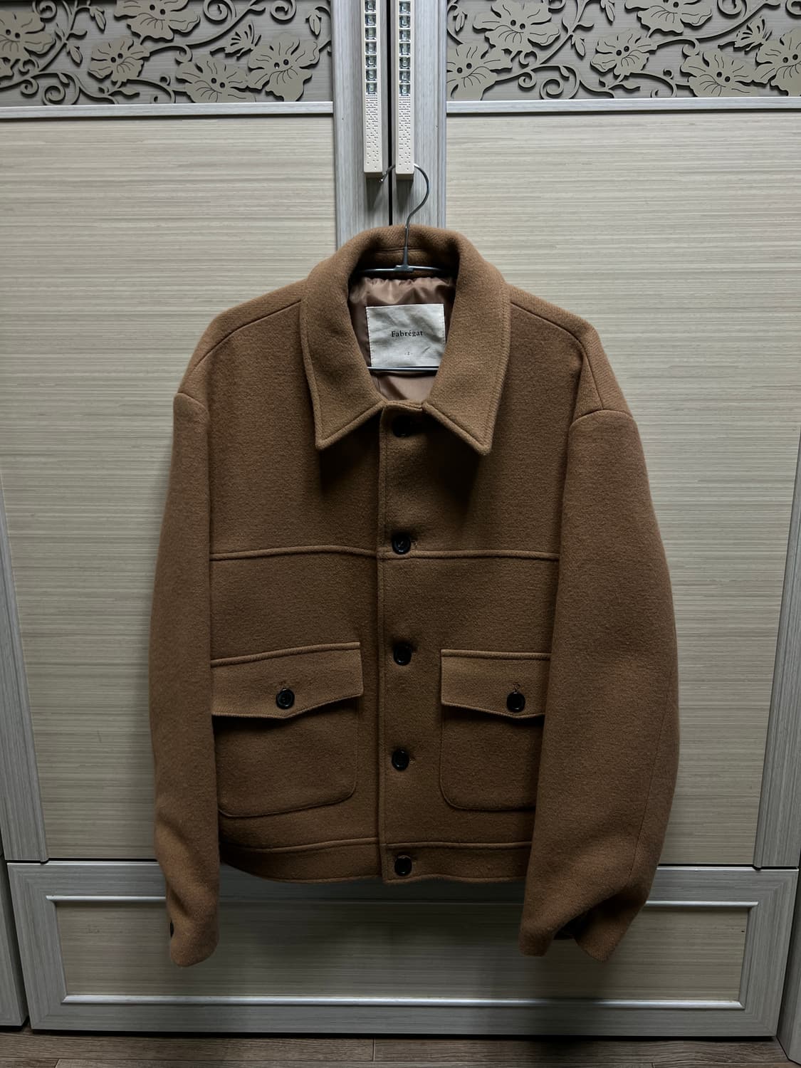 파브레가 브라이튼 울 아웃포켓 자켓 상품이미지1