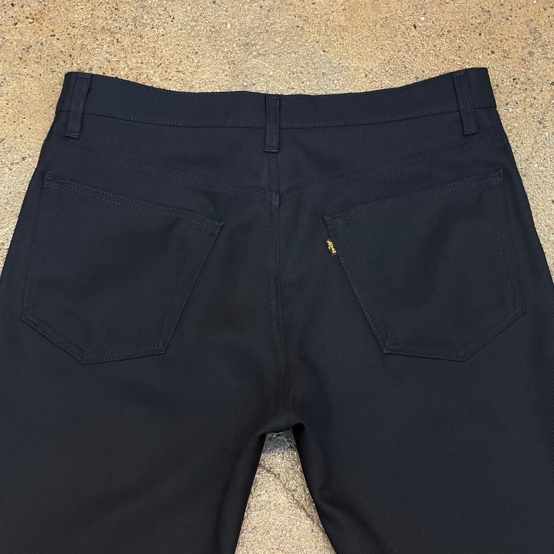 00s 미국 빈티지 리바이스 517 나일론 블랙진 흑청 부츠컷 청바지 상품이미지8