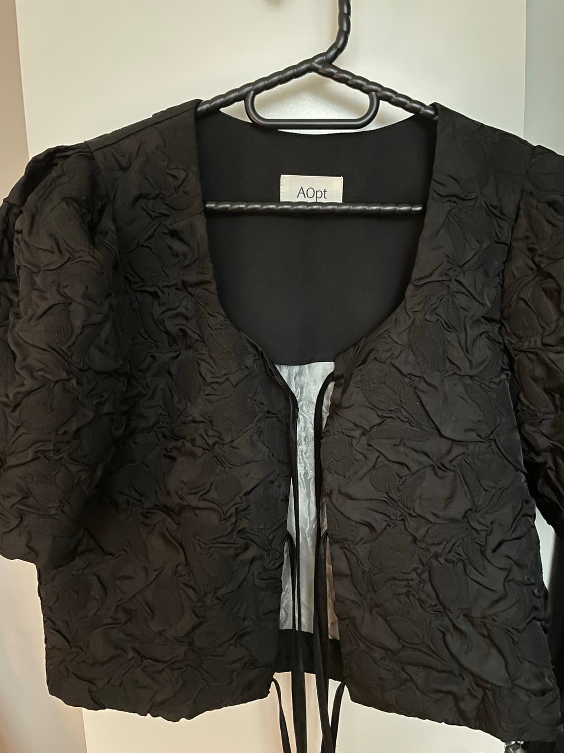 Aopt 아옵트 블라우스 블랙 상품이미지4