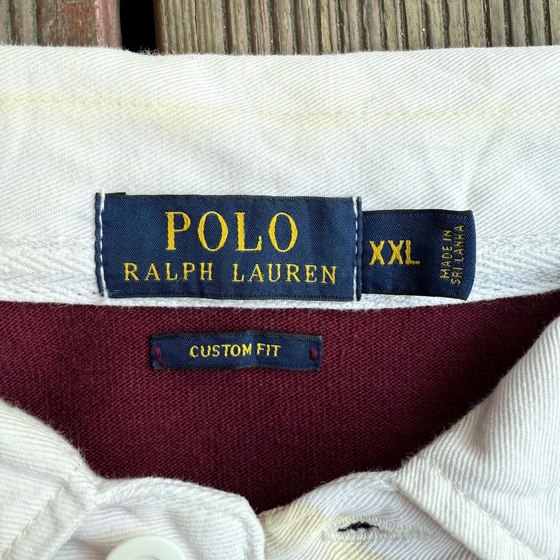 폴로 레드 스트라이프 긴팔 카라티 상품이미지5