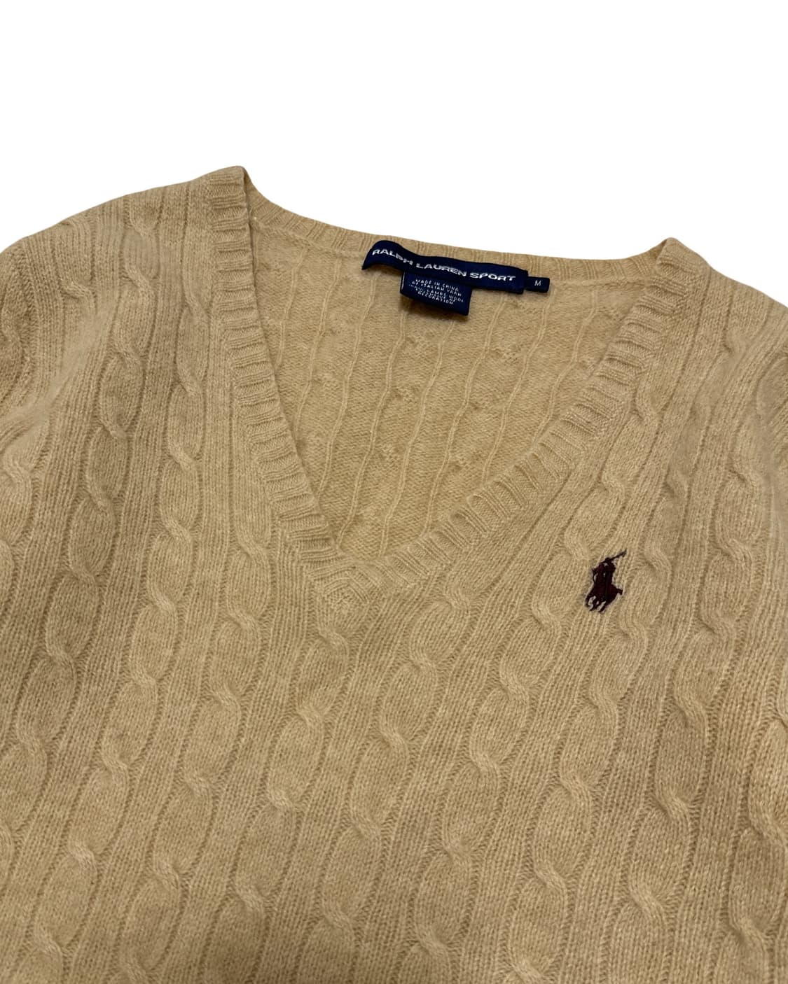 폴로 랄프로렌 베이지 케이블 니트 상품이미지4