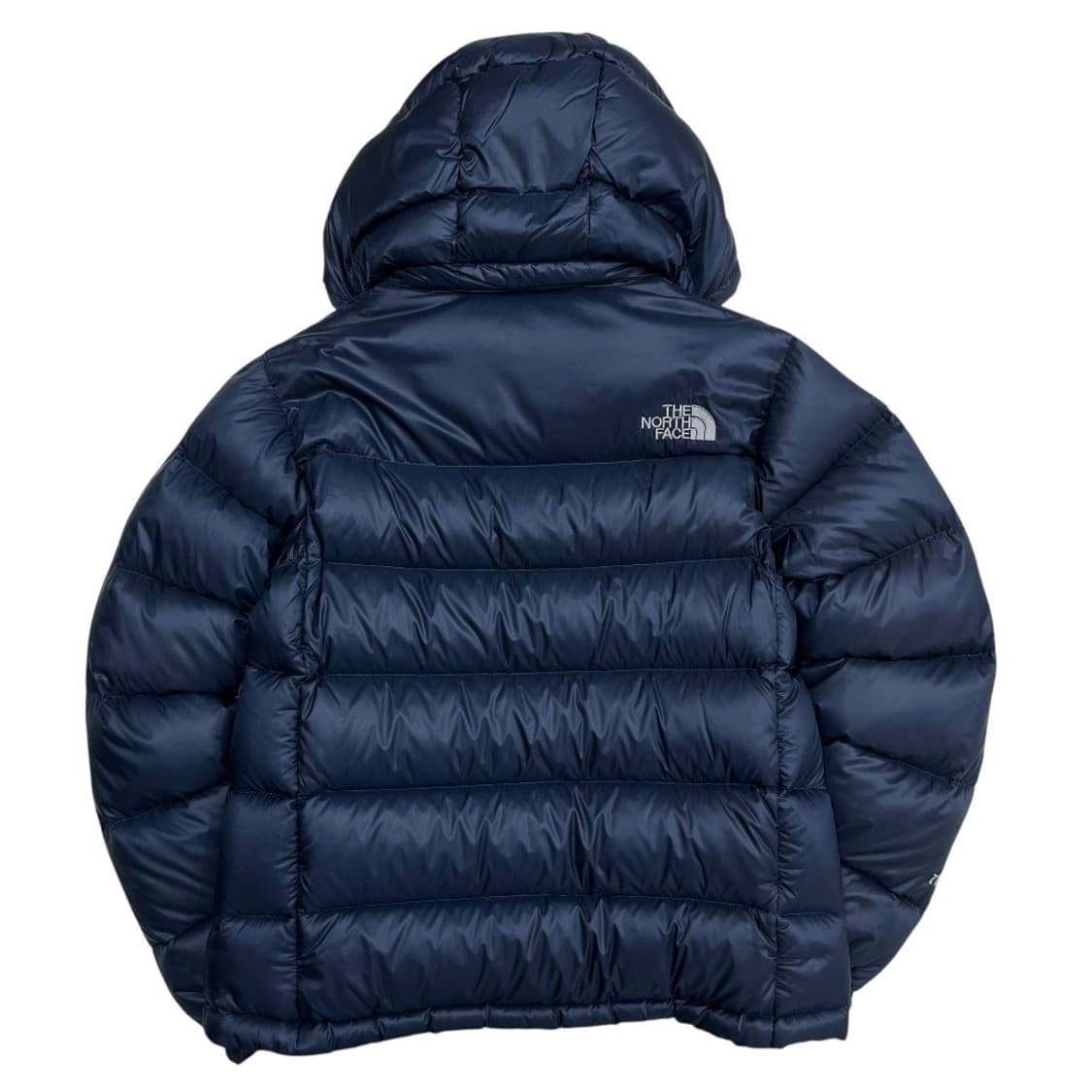 노스페이스 로고 네이비 후드 패딩 85 상품이미지4