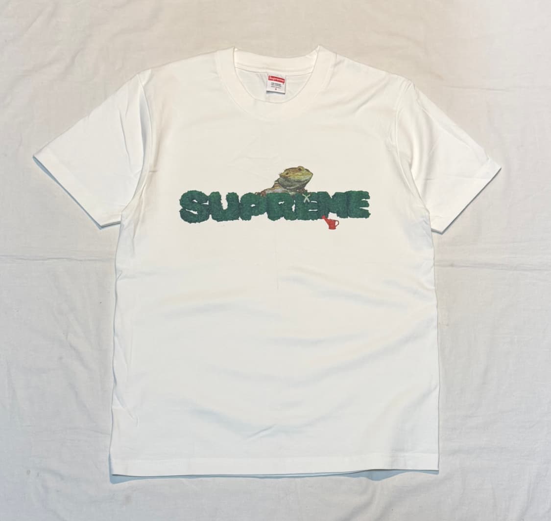 슈프림 20ss 리자드 반팔 티셔츠 화이트 상품이미지1