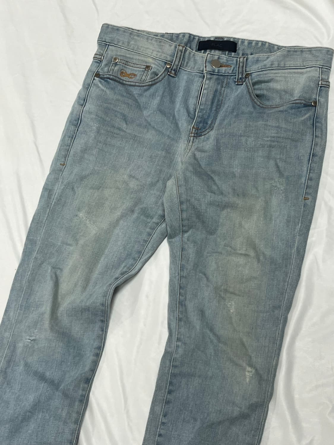 (M) PLAC 연청 스키니 진 상품이미지2