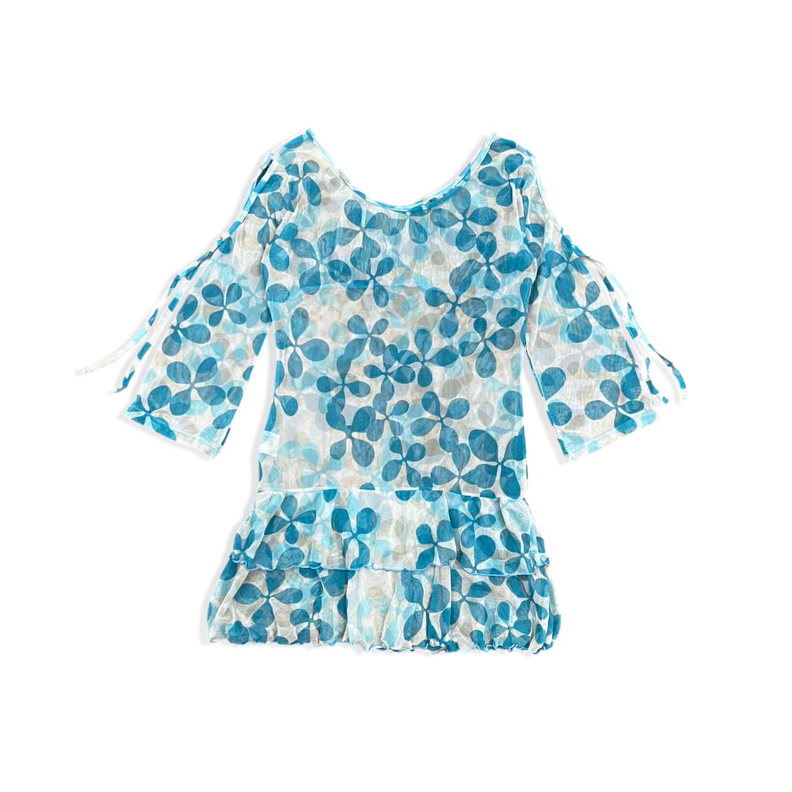 Blue Neck Detail See Through Ops 상품이미지3