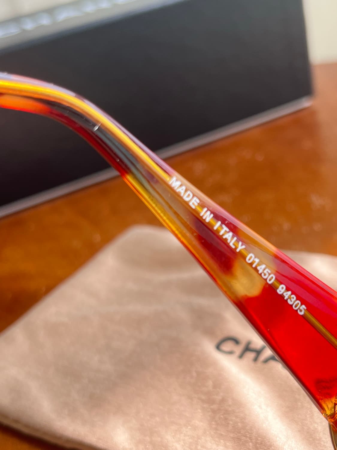 올드 샤넬 빈티지 선글라스 made in italy 풀구성 상품이미지8