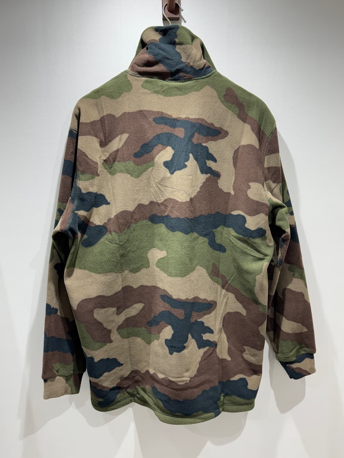 미사용) 프랑스군 CCE카모 하프 집업 플리스 상품이미지5