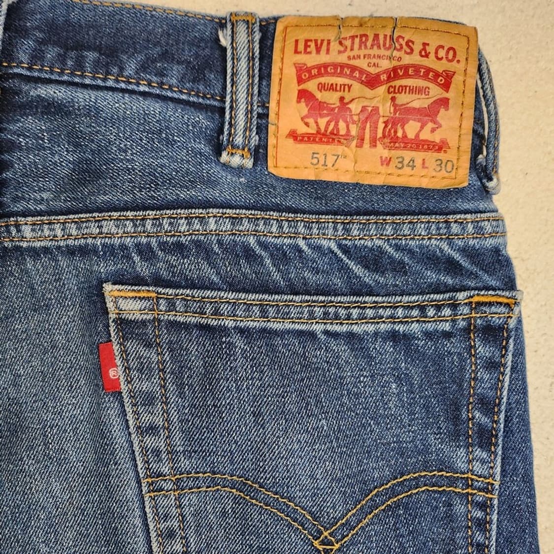 LEVI'S 517 부츠컷 청바지 Women W34 L30 상품이미지5