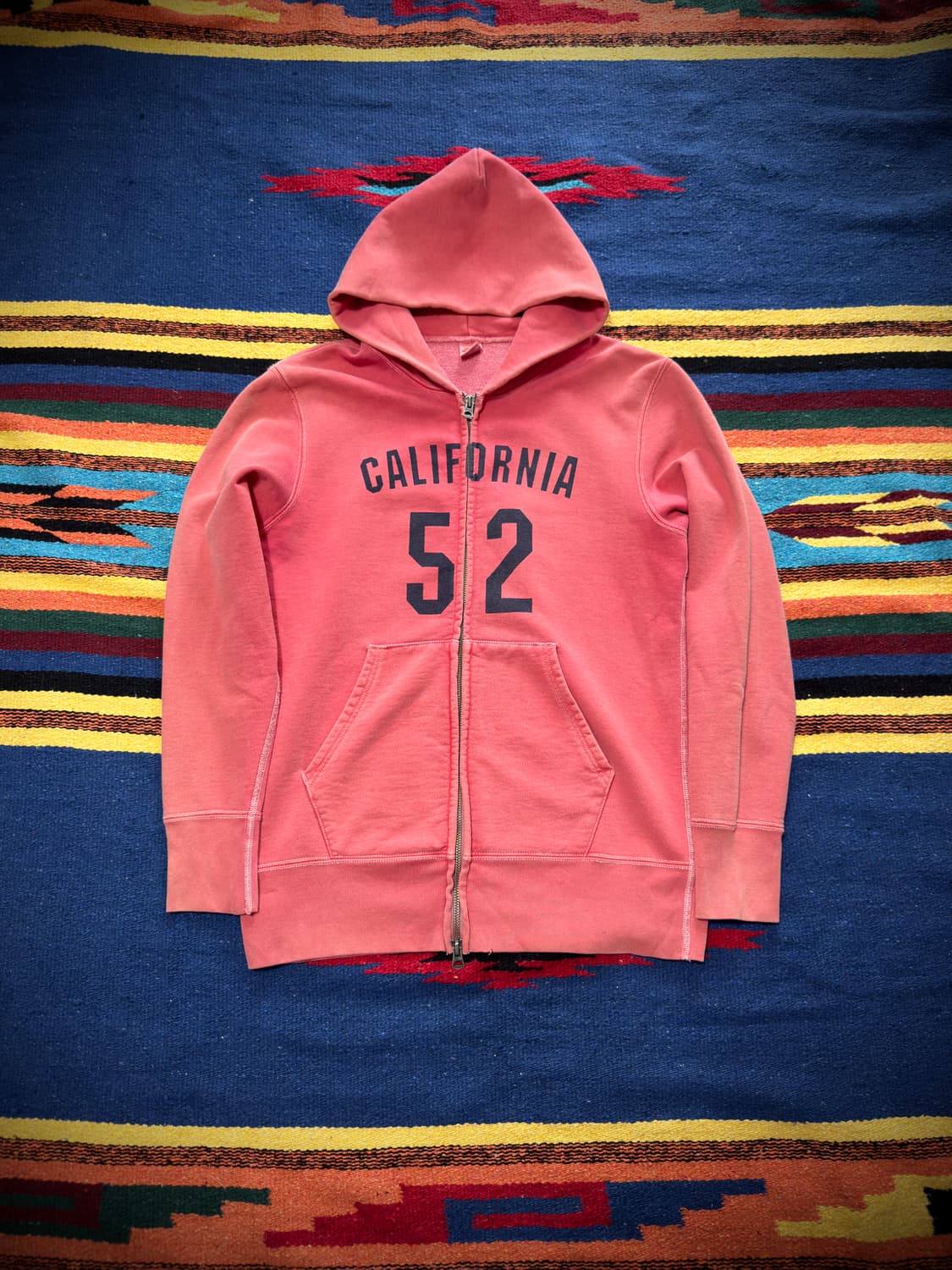 90s Russell Sun Faded 캘리포니아 후드집업 상품이미지1