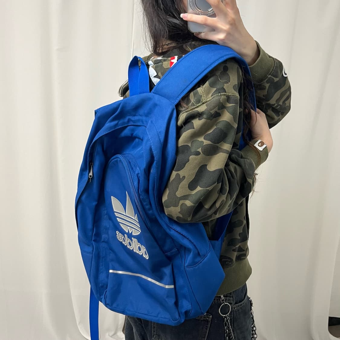 Adidas Trefoil blue backpack 상품이미지2