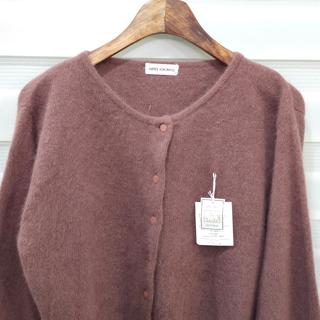 HIRO KIKAKU 앙고라 니트 가디건- 우먼L 상품이미지2