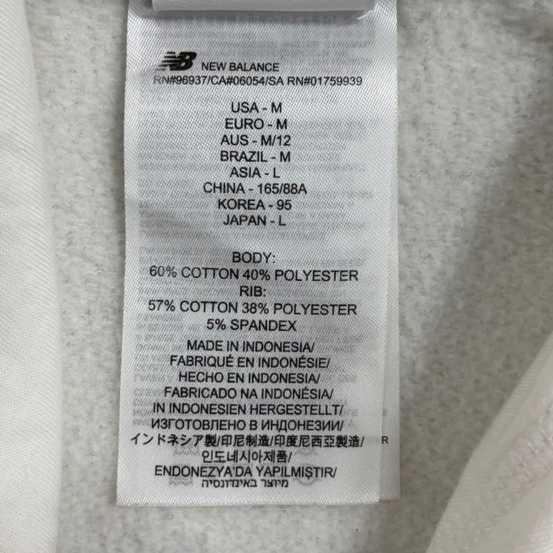 뉴발란스 베이직 로고 후드티 v3503 상품이미지6