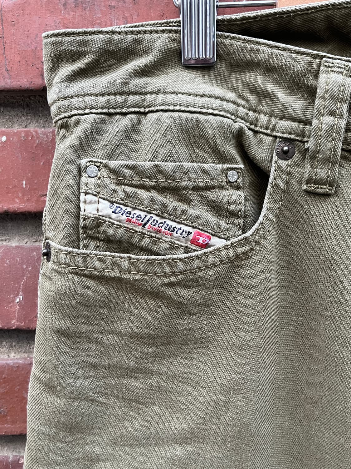 디젤 코튼 스트레이트 팬츠 상품이미지3