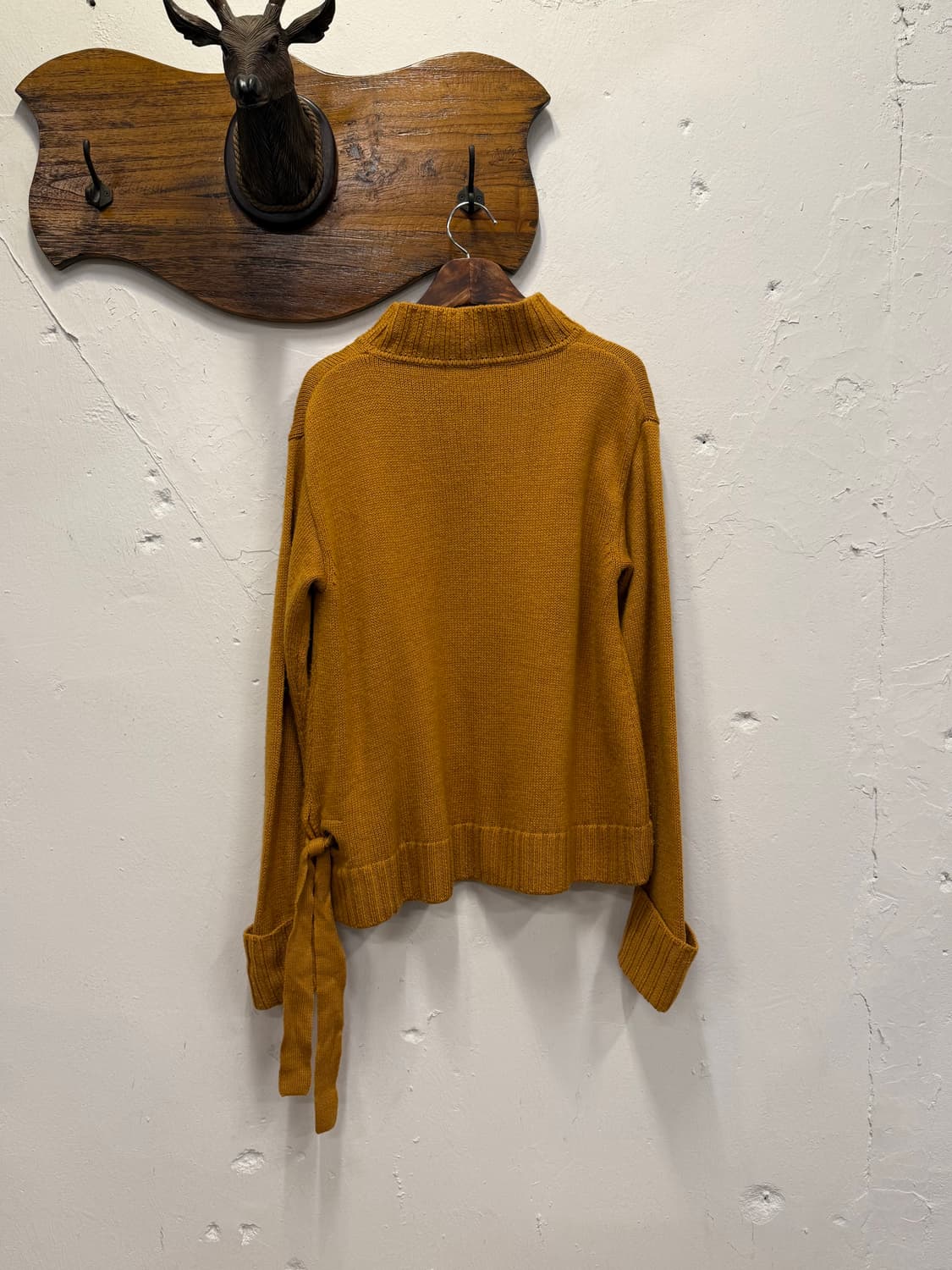55) BEAMS HEART Side-Tie Knit Sweater 상품이미지5