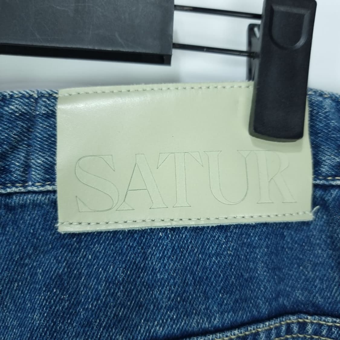 [세터] 브루클린 뉴트로 와이드 워시드 데님 팬츠 레트로블루 M17577 상품이미지6