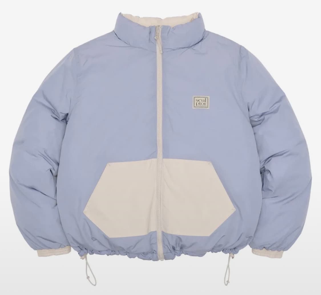 스컬프터 리버시블 패딩 (아이보리/블루) 상품이미지2