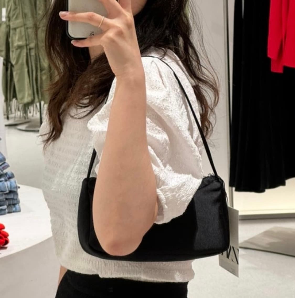 자라 새틴 미니백 상품이미지4