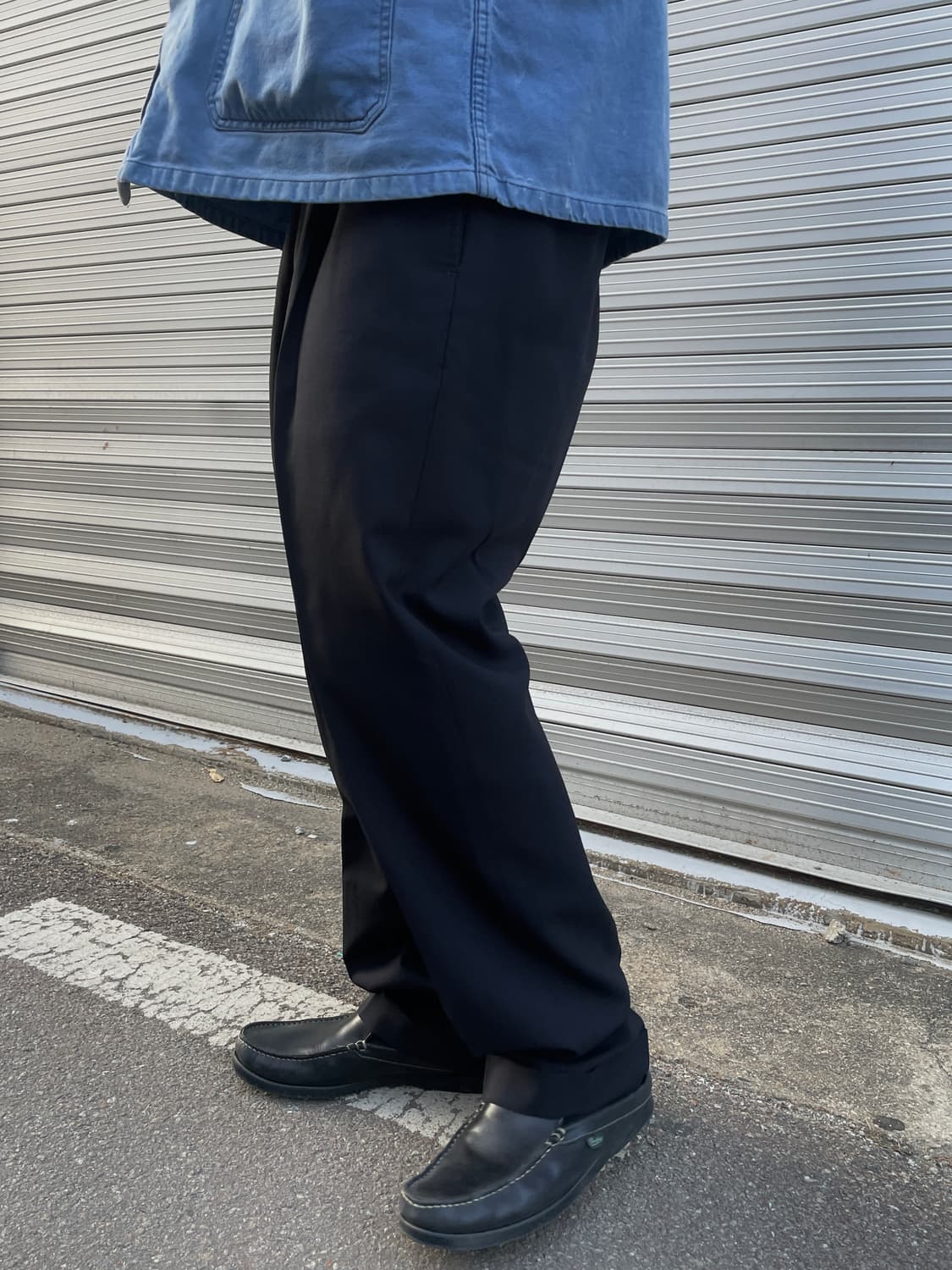 00s Lauren Ralph Lauren Trousers Navy  상품이미지3